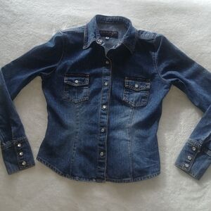 Classic Blue Denim Skirt